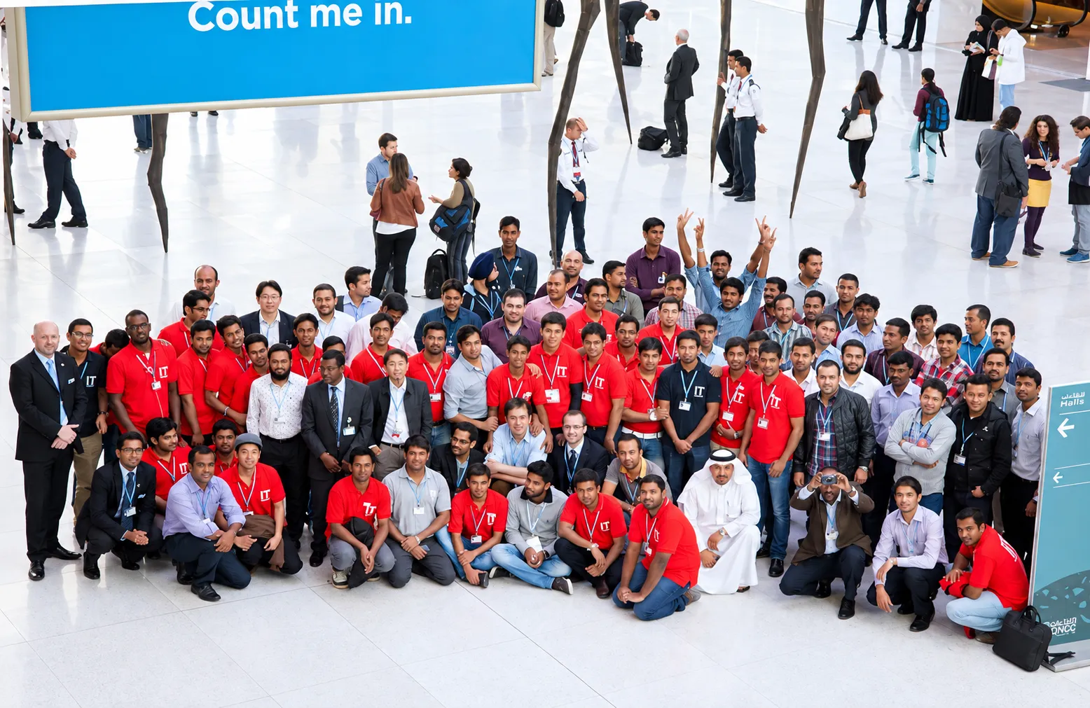 Specta IT support team at Qatar National Convention Centre